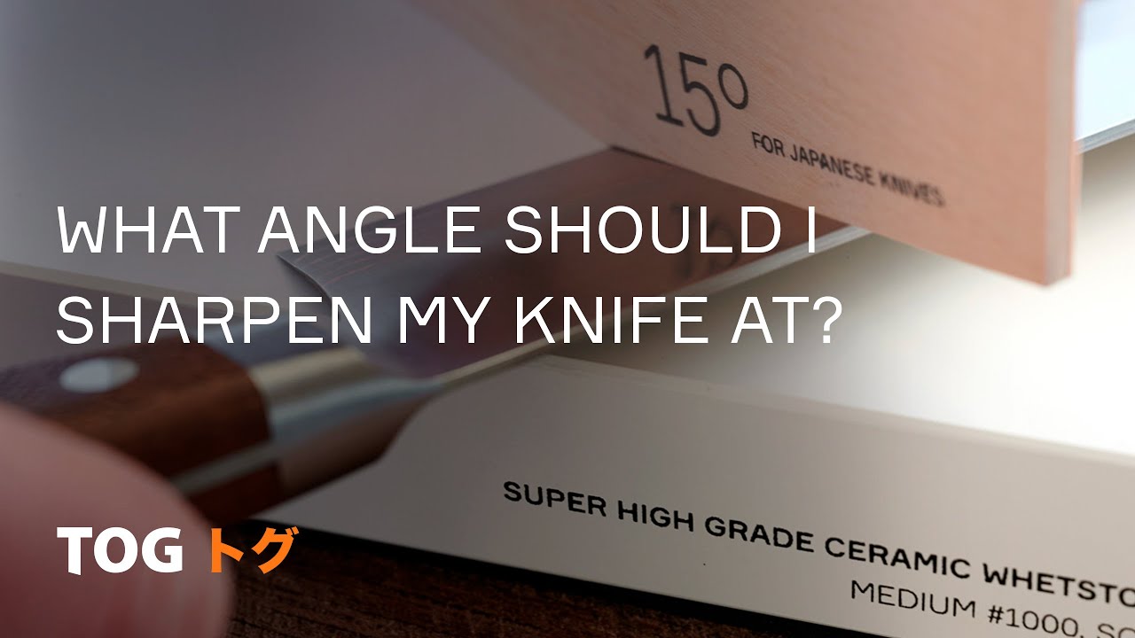 What Angle Should I Sharpen My Knife At?