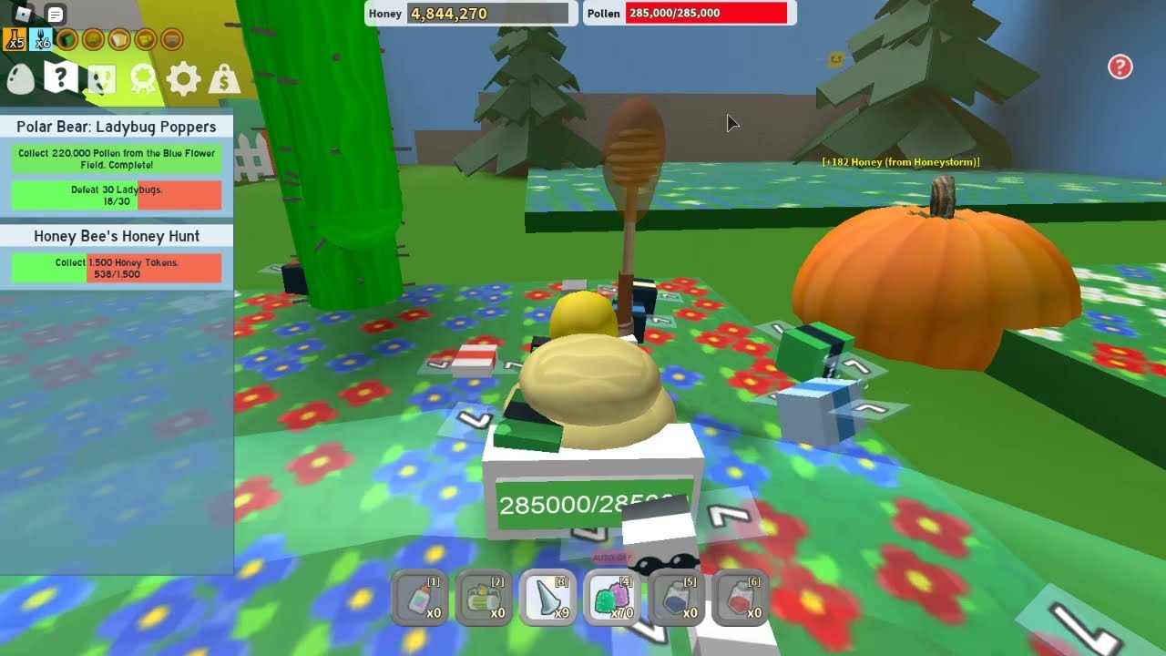 ASMR EATING LIFESAVERS CANDY AND PLAYING ROBLOX BEE SWARM PART 36 | ASMR TY