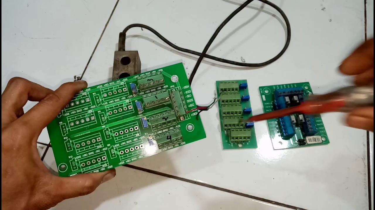 cara pasang kabel load cell dan tips cara setting volt pada junction box timbangan digital
