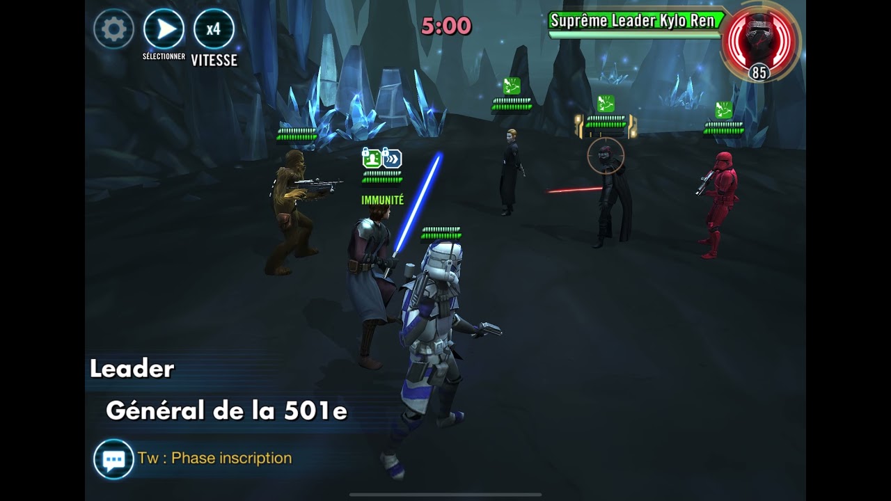 SWGOH GA 3vs3 SLKR counter