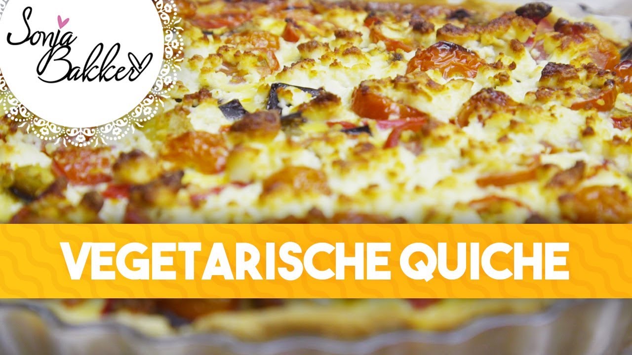 VEGETARISCHE QUICHE | Sonja Bakker recept