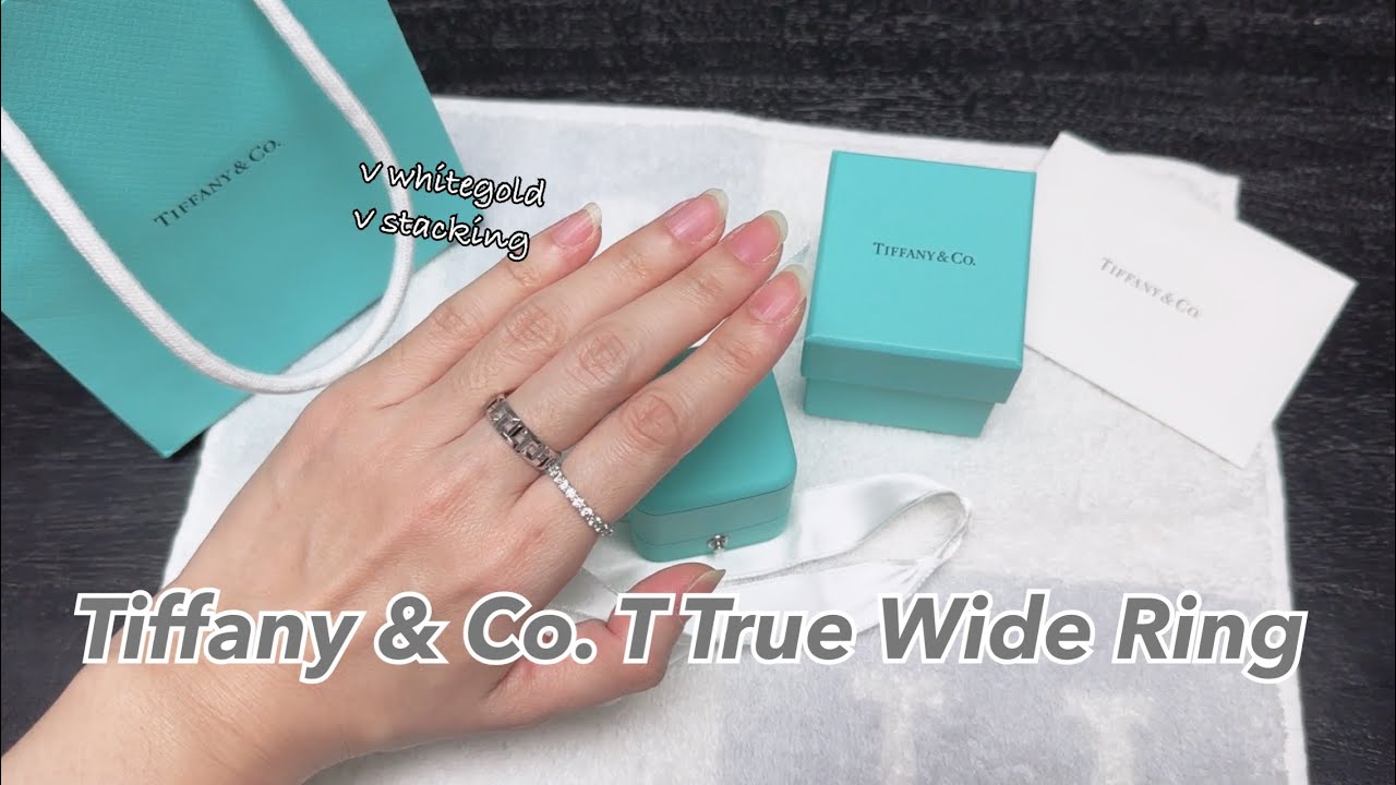 Tiffany T True Wide Ring in WG