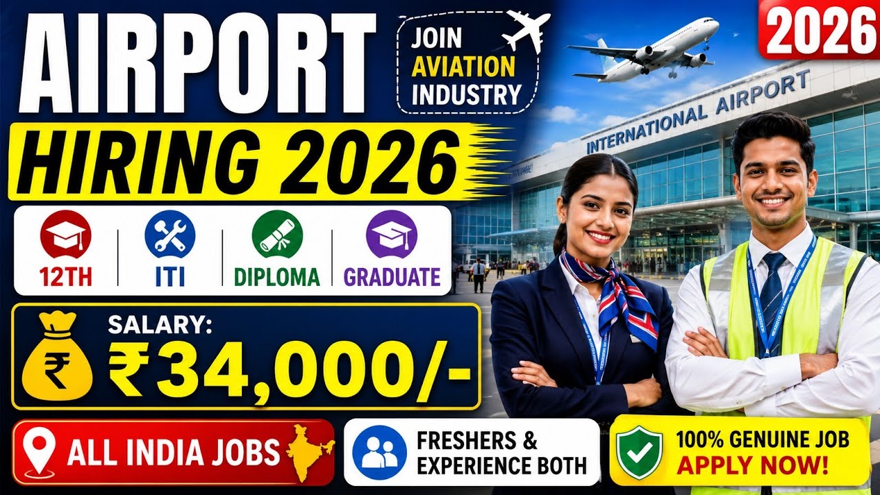 Air India Recruitment 2026 | Airport Job Vacancy 2026 | Air India hiring 2026 | Airport Job 2026
