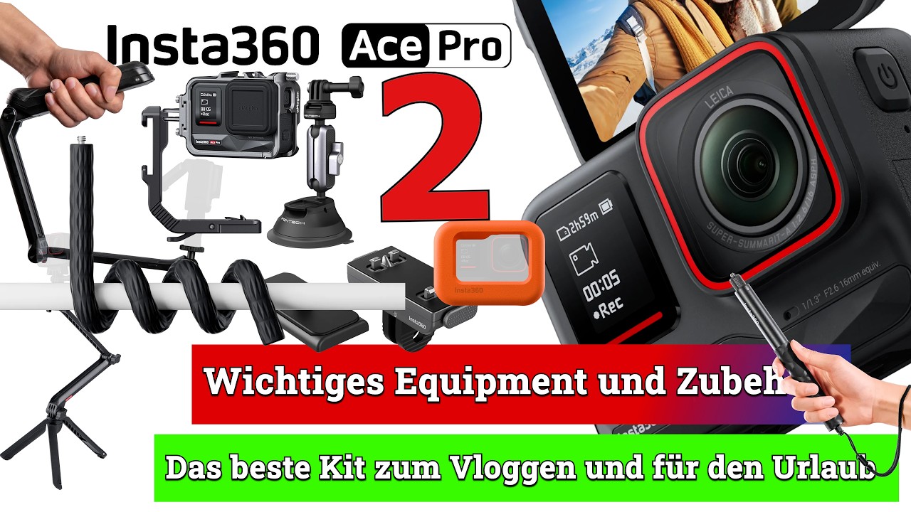 Insta360 Ace Pro  I Welches Zubehör braucht man Wirklich und wozu? @Insta360
