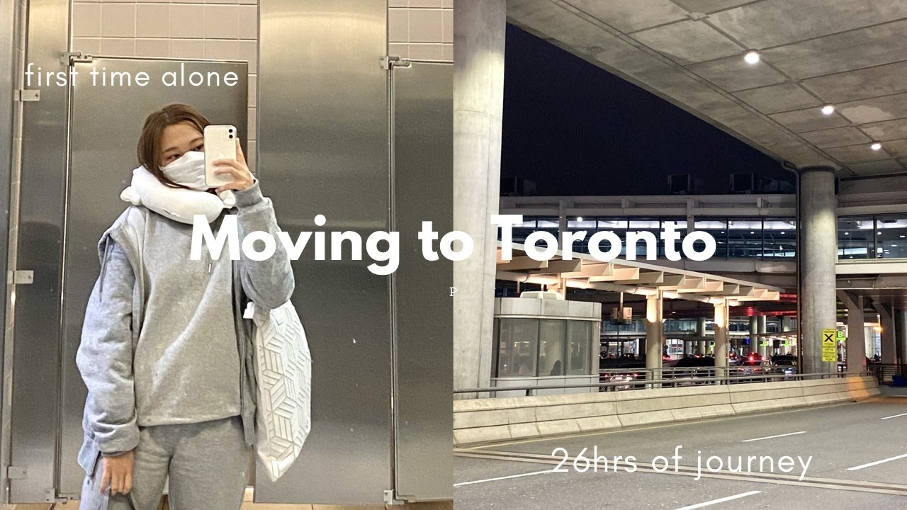 Moving to Toronto vlog | first time travelling alone 🇨🇦