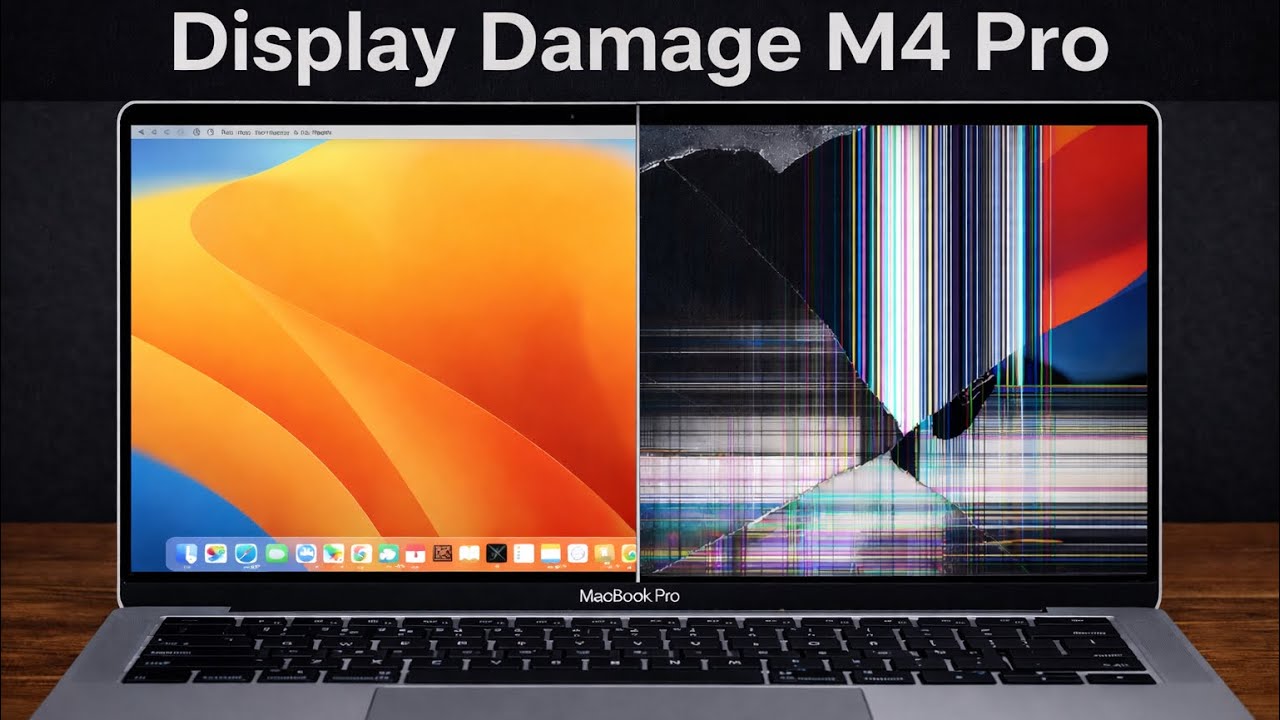 Apple MacBook Pro M4 Display Replacement /  Apple MacBook display Damaged 