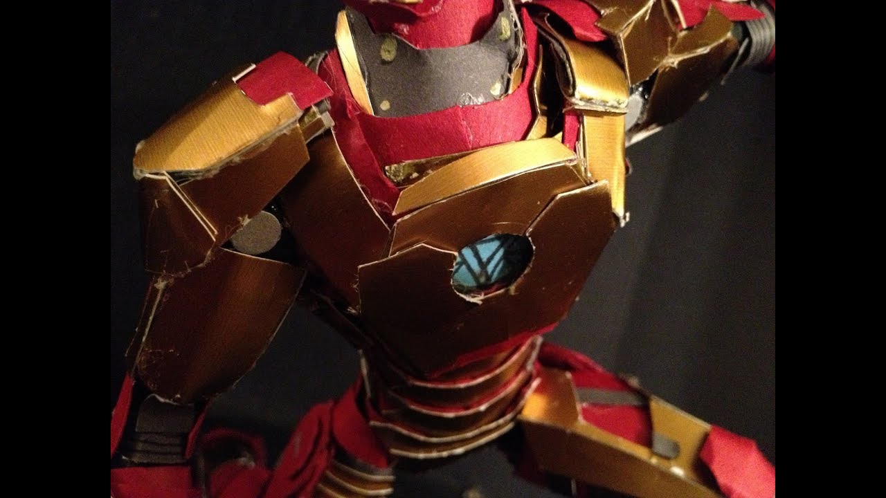 Paper Iron Man Mark 42