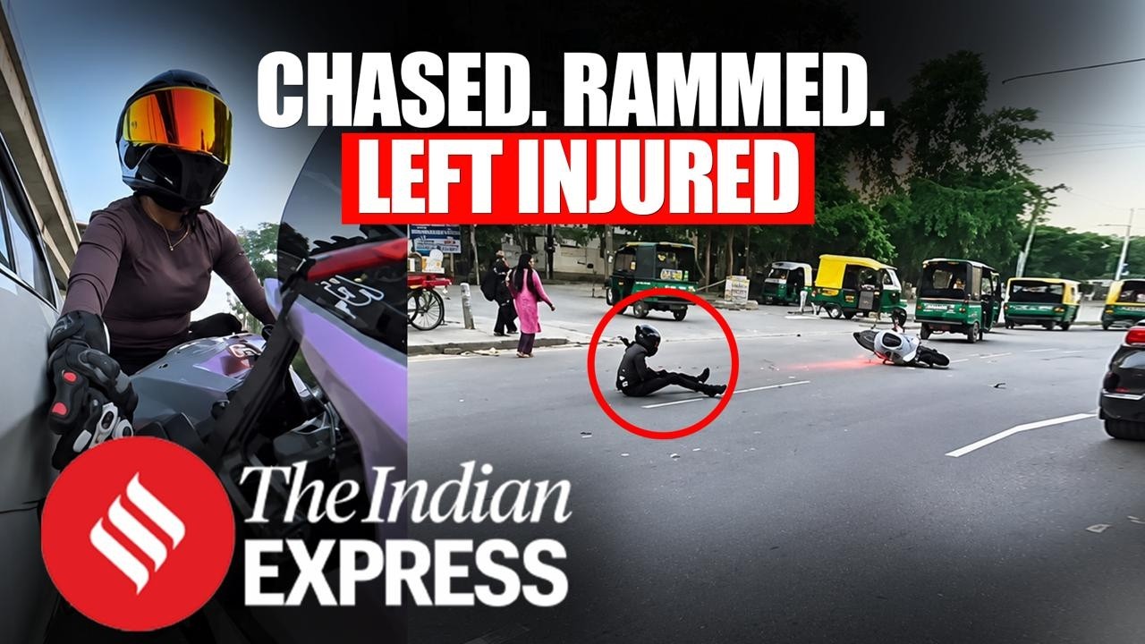 Gurugram Woman Biker Chased, Rammed By &lsquo;Drunk&rsquo; Men In Car On Golf Course Road