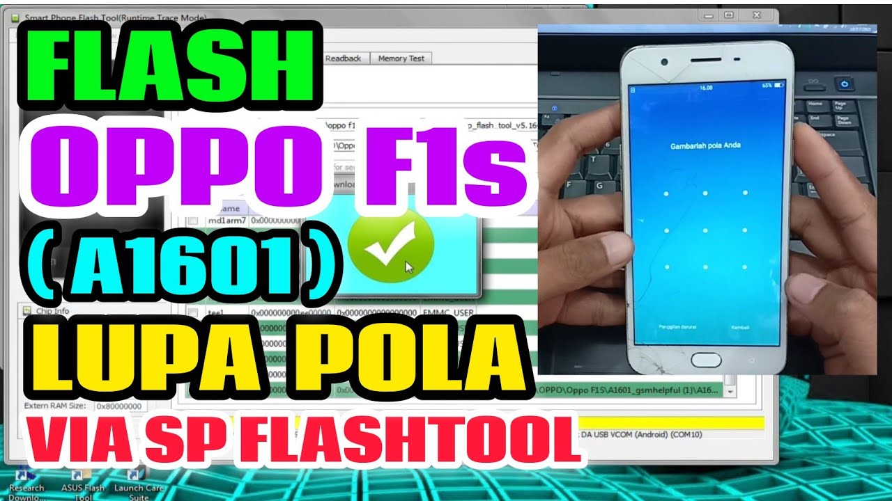 Flash Oppo F1s (A1601) Lupa Pola Via Sp Flashtool Mudah Dan Cepat