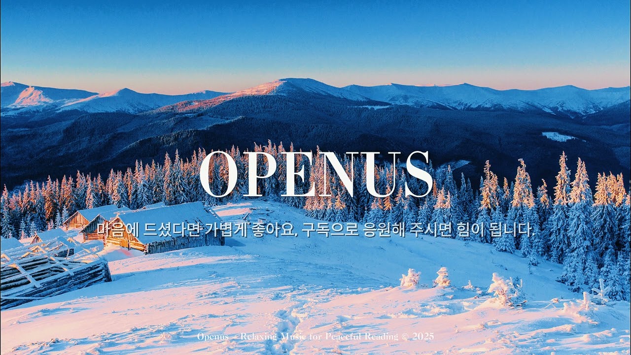 𝐏𝐥𝐚𝐲𝐥𝐢𝐬𝐭💿 하얀 눈이 잠든 숲의 아침 힐링 음악 ❄️ Winter Morning Healing Piano in a Snowy Forest