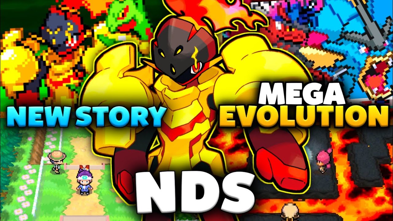 NEW Pokemon NDS Rom Hack 2025 With Mega Evolution, New Story, 2 Regions, Gen 1-9 & More!