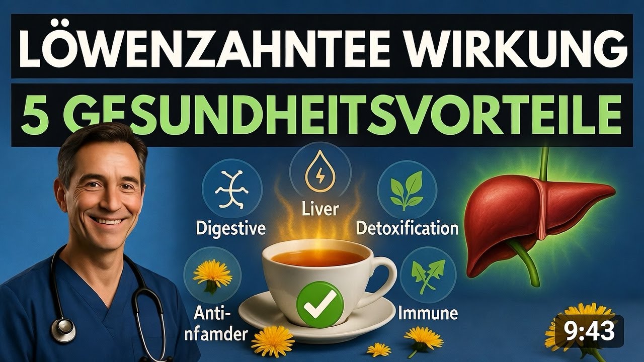 Löwenzahntee: Was er ist & 5 erstaunliche Vorteile 🌿 | Für Verdauung, Leber & Entgiftung