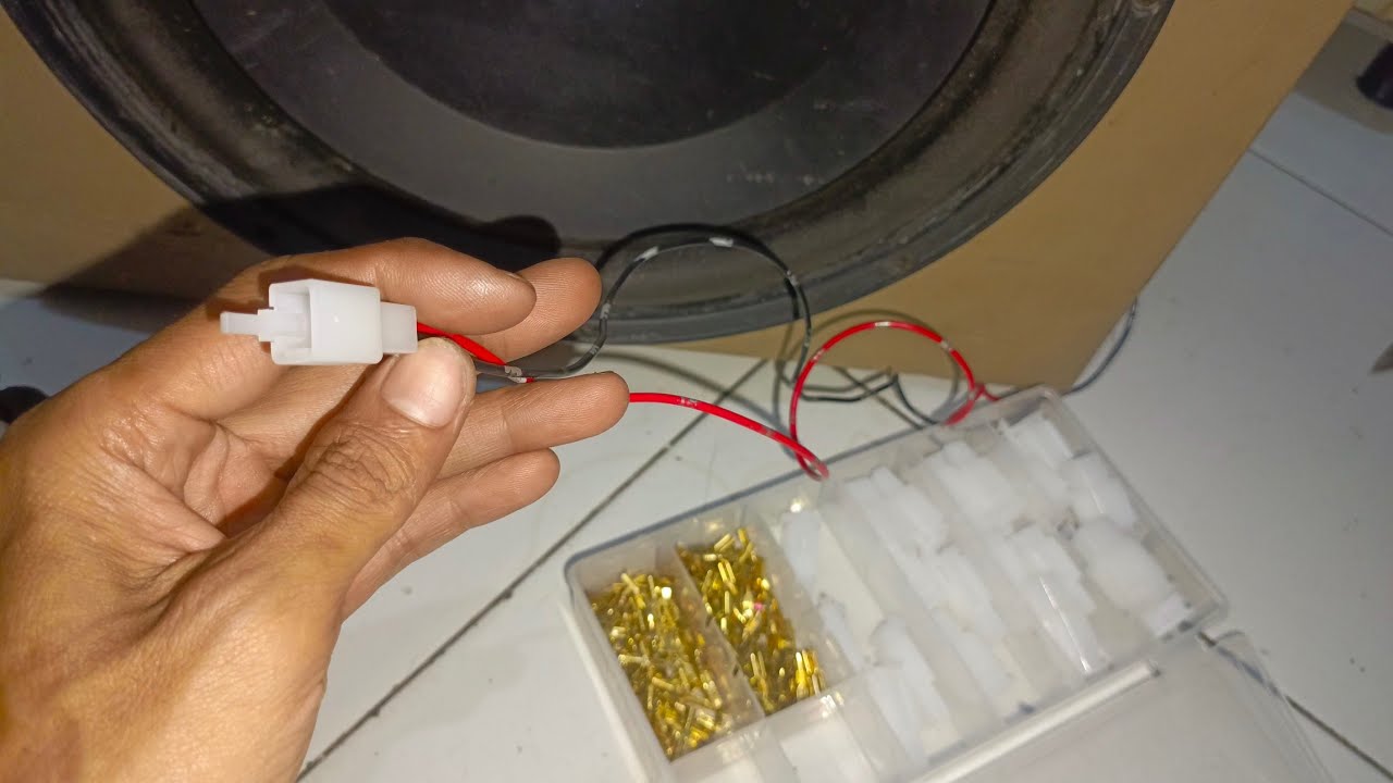 cara pasang skun kabel cara pasang soket kabel, memasang soket speaker mobil, pasang soket motor