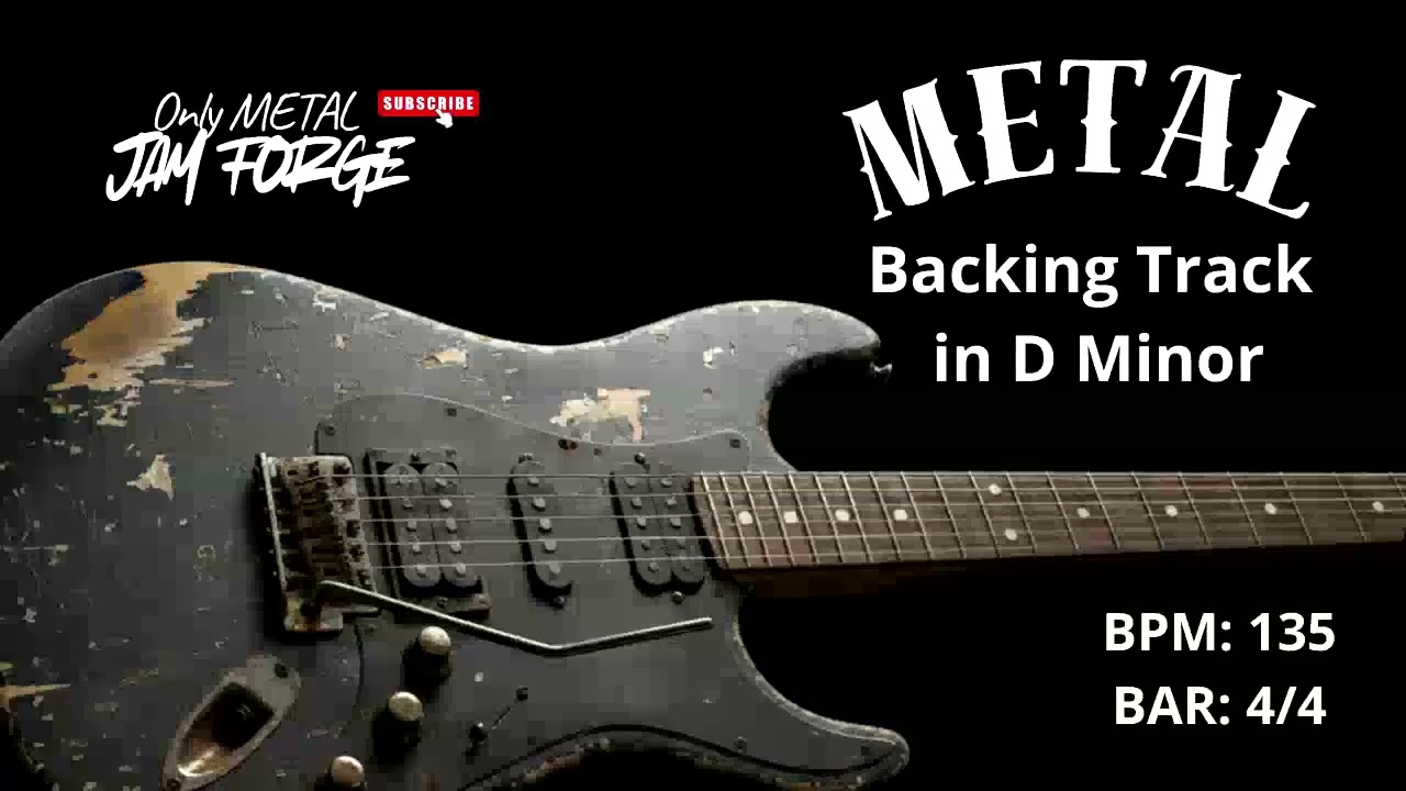 Metal Backing Track in Dm 135 BPM