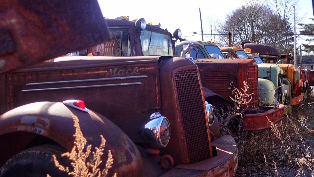 A Century Of Trucking History Found In Western New York! #antique #trucks #trucking #history
