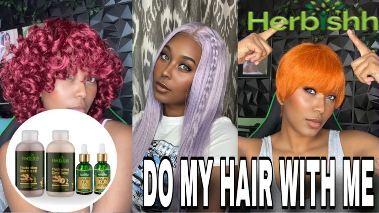 Get Ready With Me | Hair Maintenance *Herbishh*