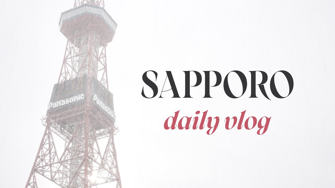 Саппоро Влог | Снежный день зимой (Кафе, Шоппинг, Обед) | Хоккайдо, Япония