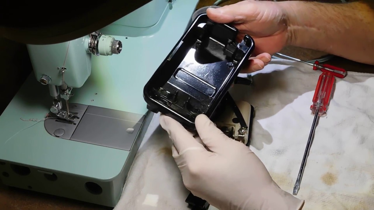 Step by Step Restoration of a Singer Model 337. A Series. Part 26A: FOOT CONTROLLER & CORDS