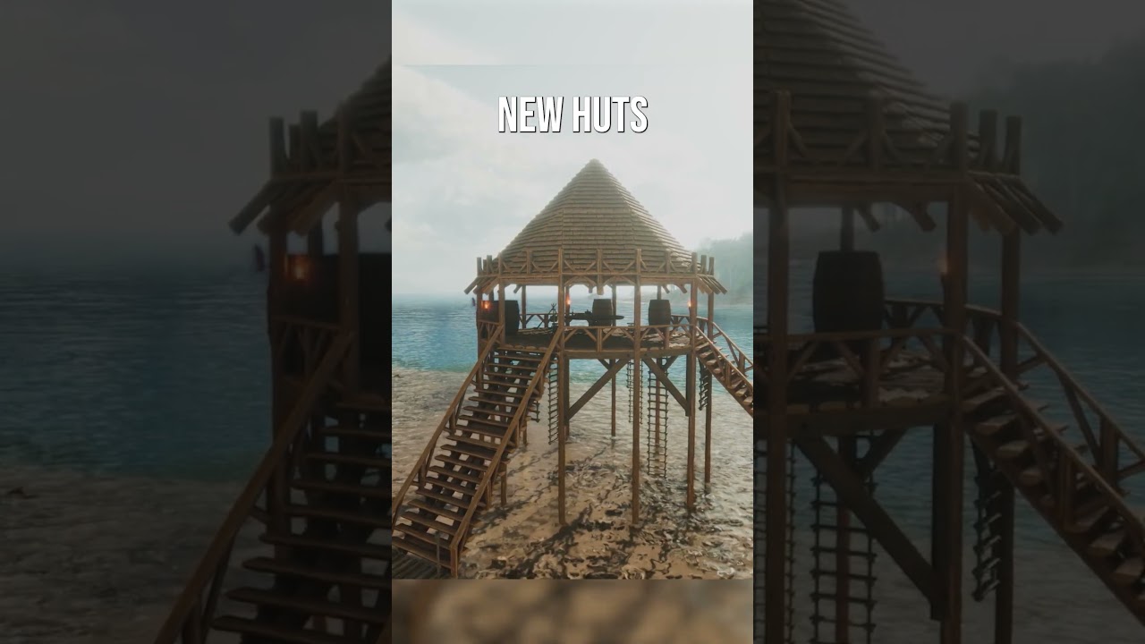 I Built a Beach Hut Starter Base For The Center in ARK: Survival Ascended!