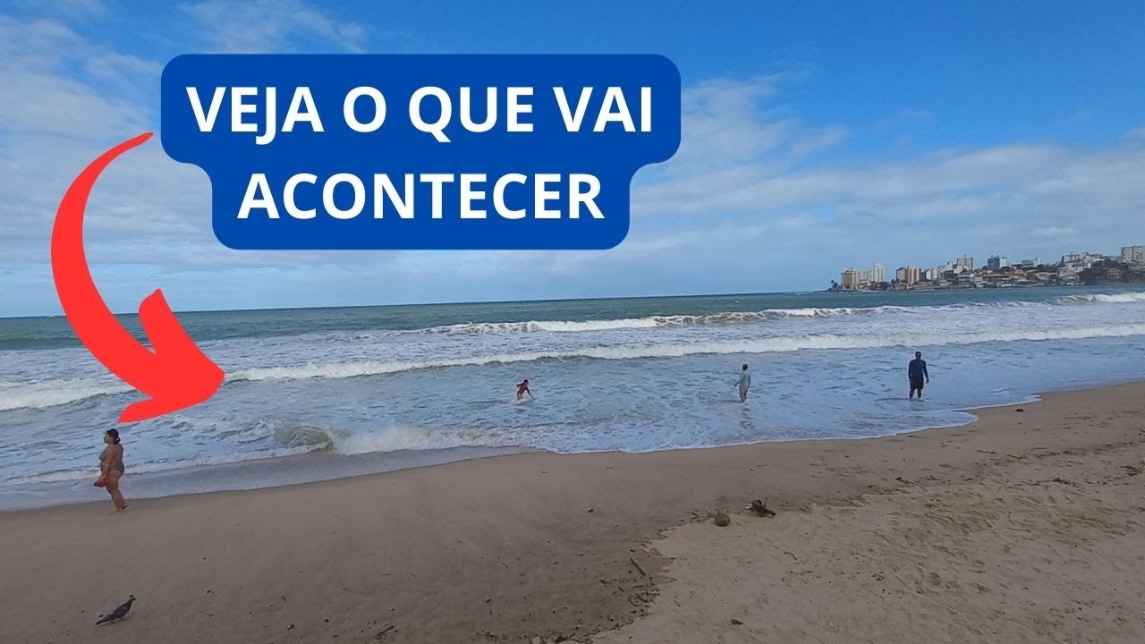 🔴Mar agitado nas Praias de Guarapari