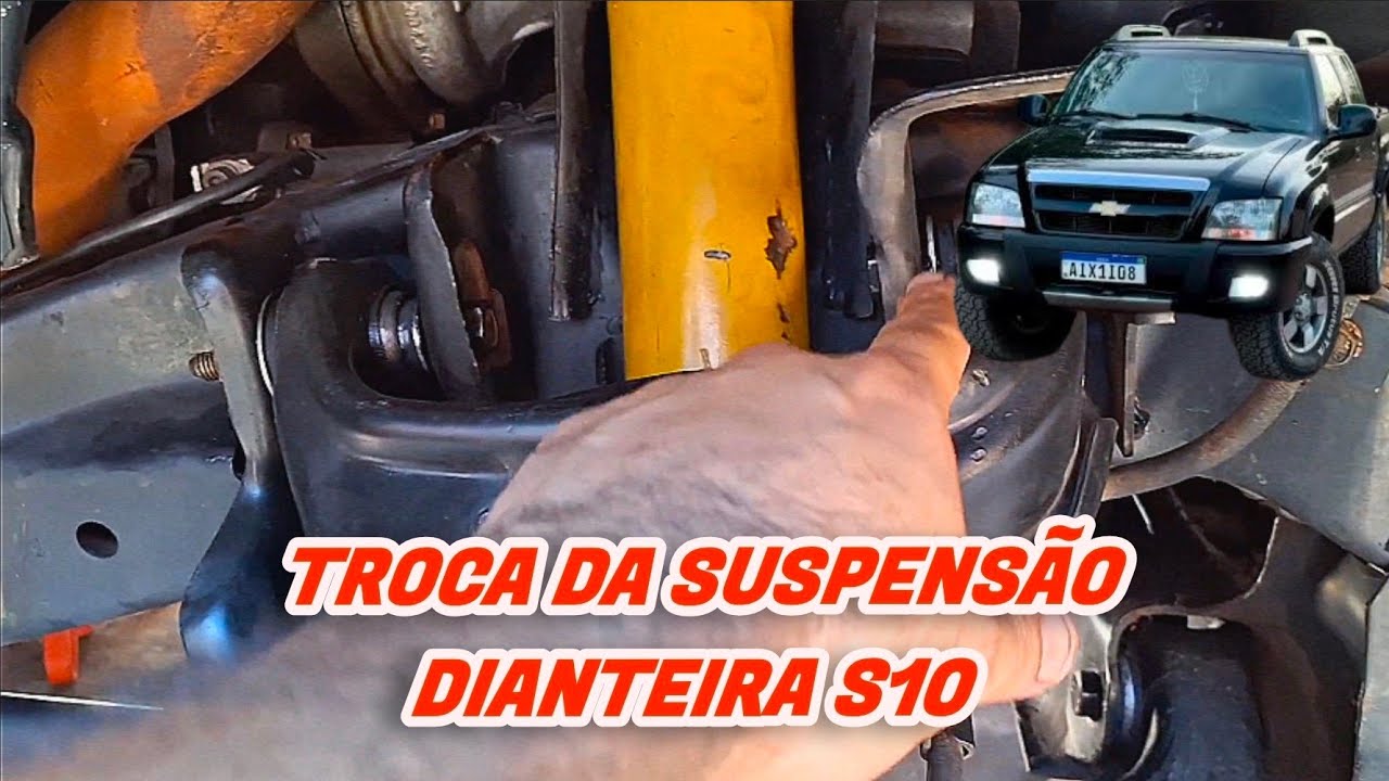 🔴TROCA DAS BUCHAS DA SUSPENSÃO DIANTEIRA DA S10 PITIBUL BRAÇO PITIMAN E AUXILIAR. 