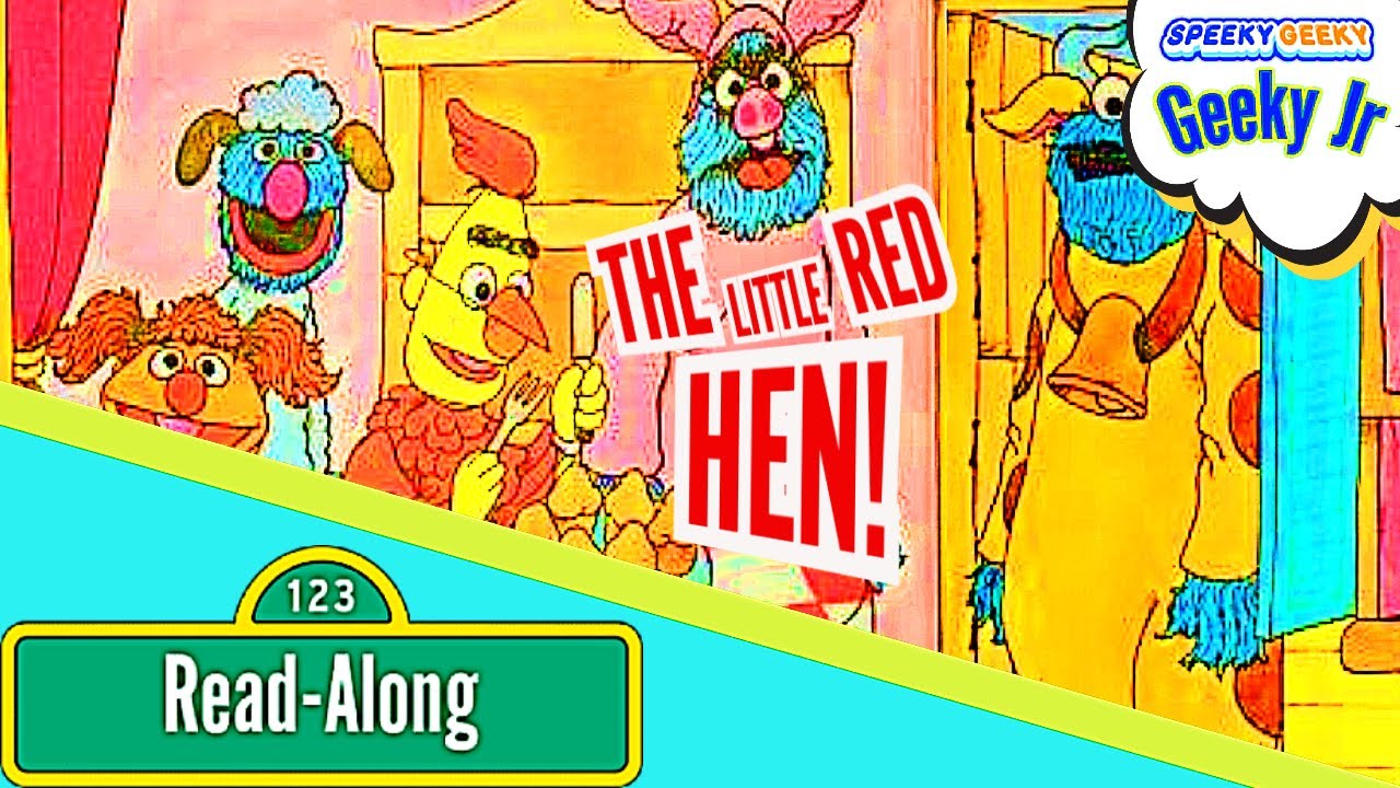 Sesame Street ~ THE LITTLE RED HEN Bert and Ernie ~ Kids books Read Aloud