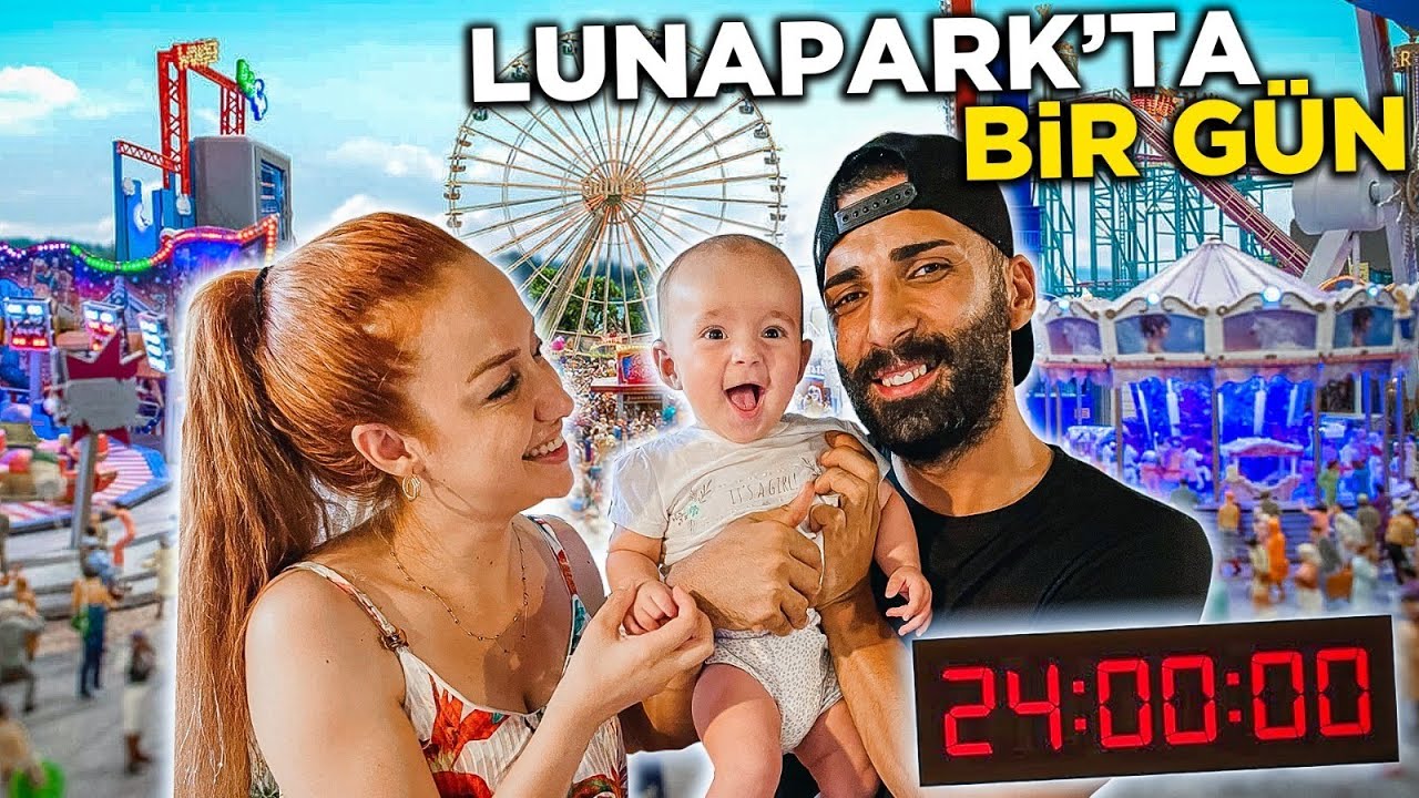 Kızım ve Babası @MamiEmen ile İlk Kez Lunaparka Gittik