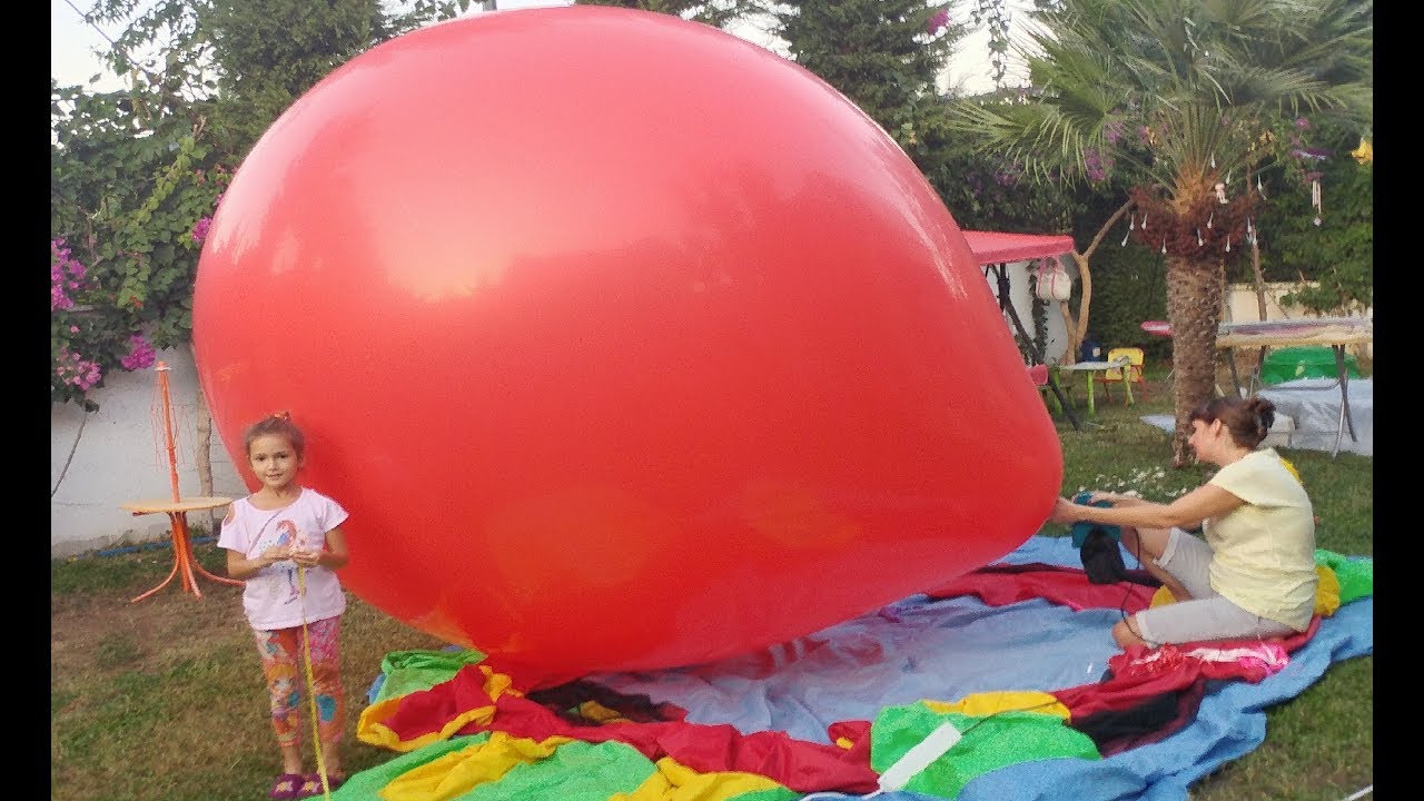 BÖYLE DEV BALON GÖRDÜNÜZ MÜ ? GİANT BALLOON Eğlenceli video