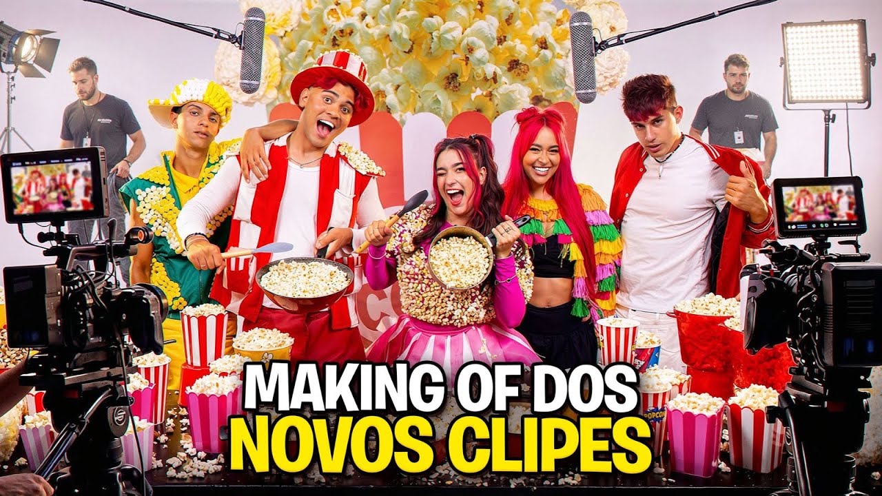 VLOG DE MAKING OF DO CLIPE PIPOCA *Revelamos tudo ! 