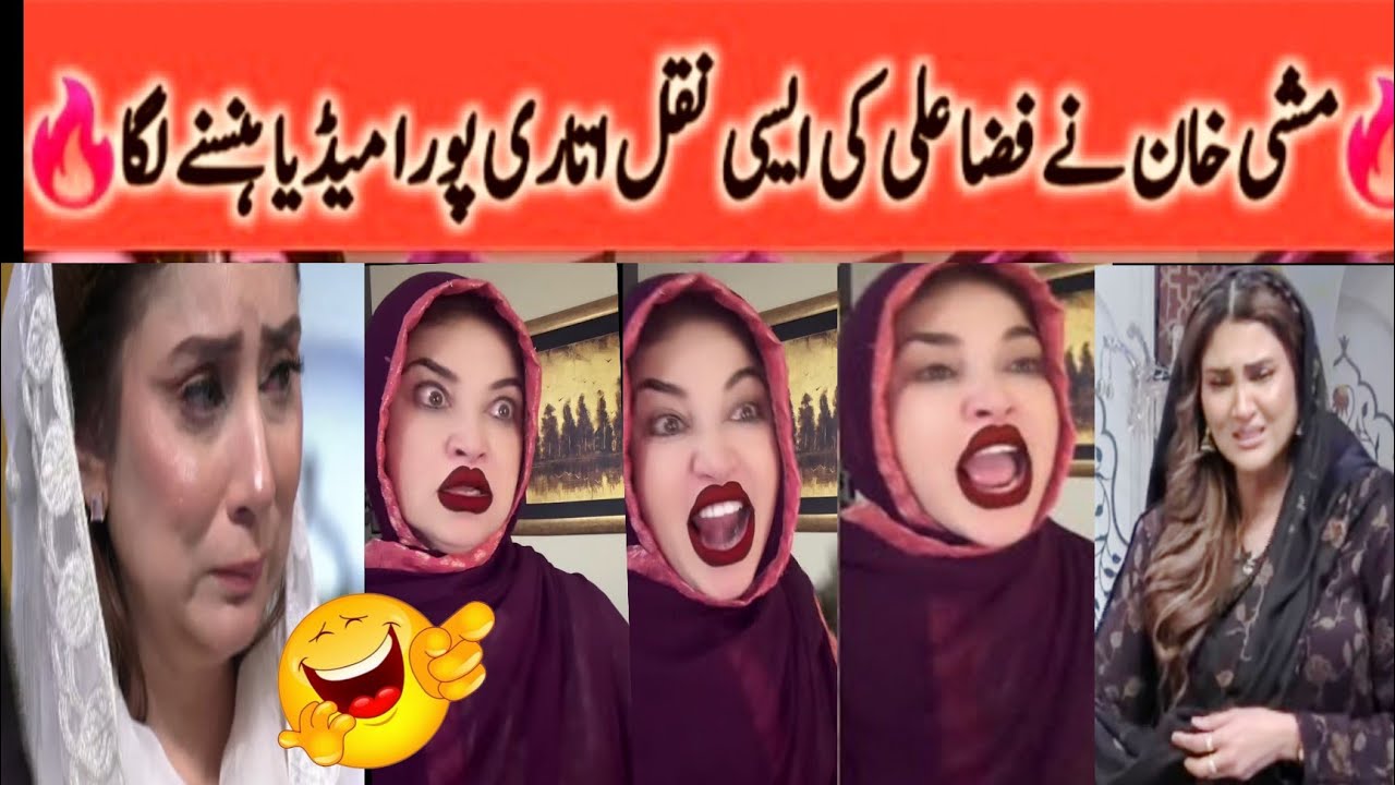 Mishi Khan Fizza Ali ki Nakal Utari lsocial media par Video viral l comedy video