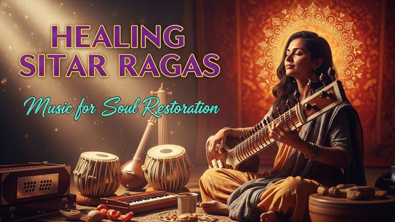 Sitar Ragas – Deeply Restorative Indian Classical Music for Inner Peace, Meditation & Soul Healing