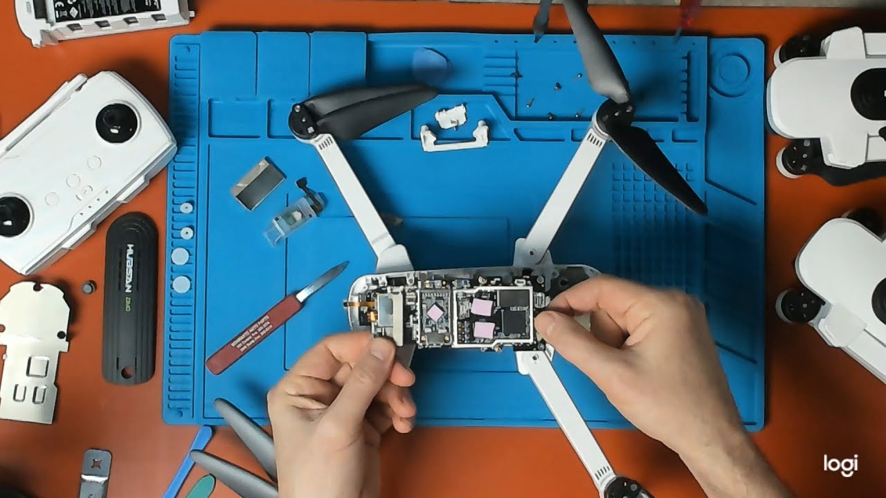HUBSAN ZINO - REPLACING THE MAIN MOTHER BOARD