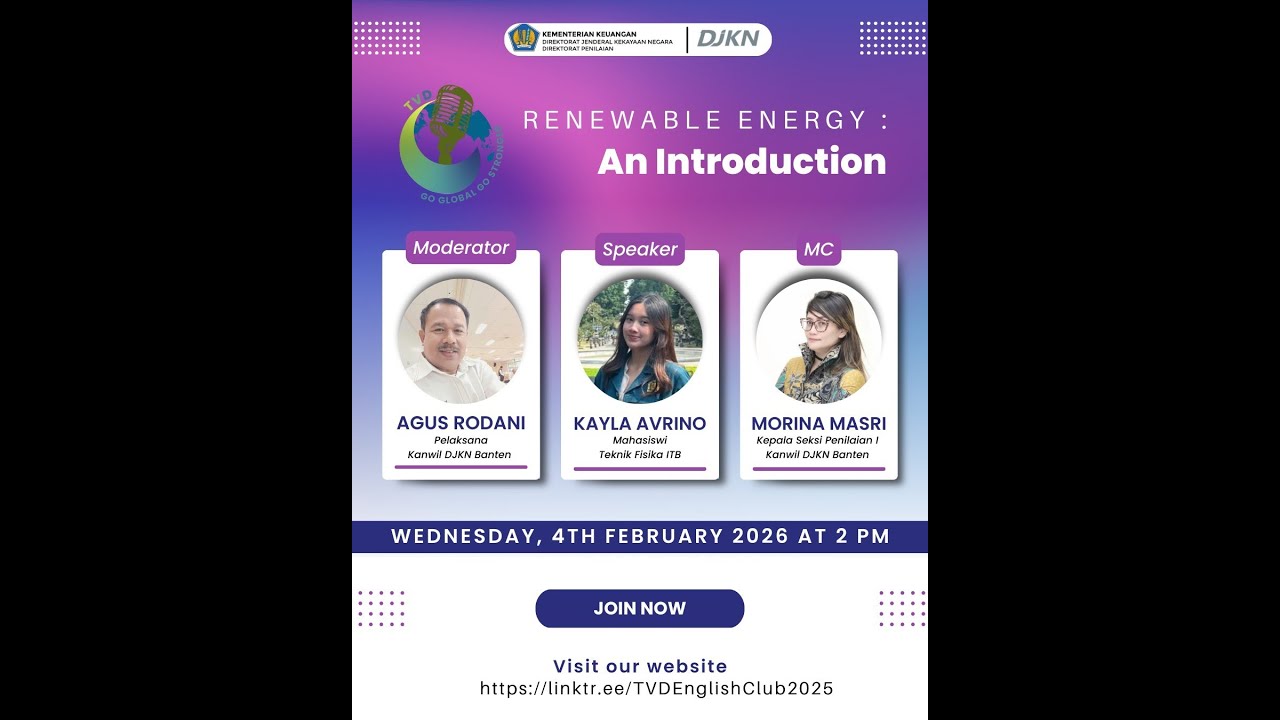 TVD Sharing Session “Renewable Energy: An Introduction” 🌱⚡