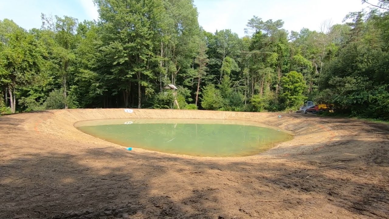 6 Day Pond Build - In 13 Minutes!