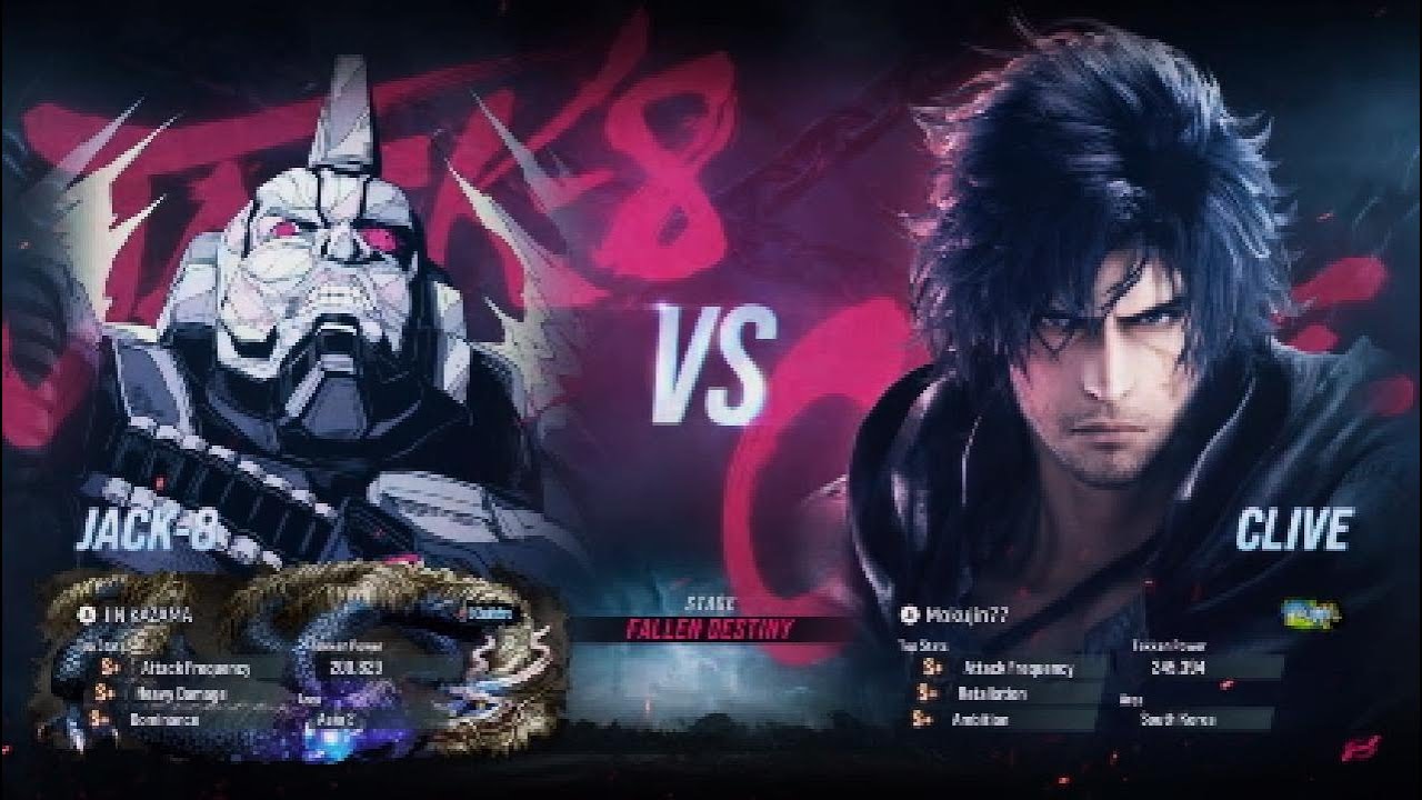 TEKKEN™8 Ranked Matches ~ Kishin ~ Jack-8 (Jin) vs. Clive 4K!