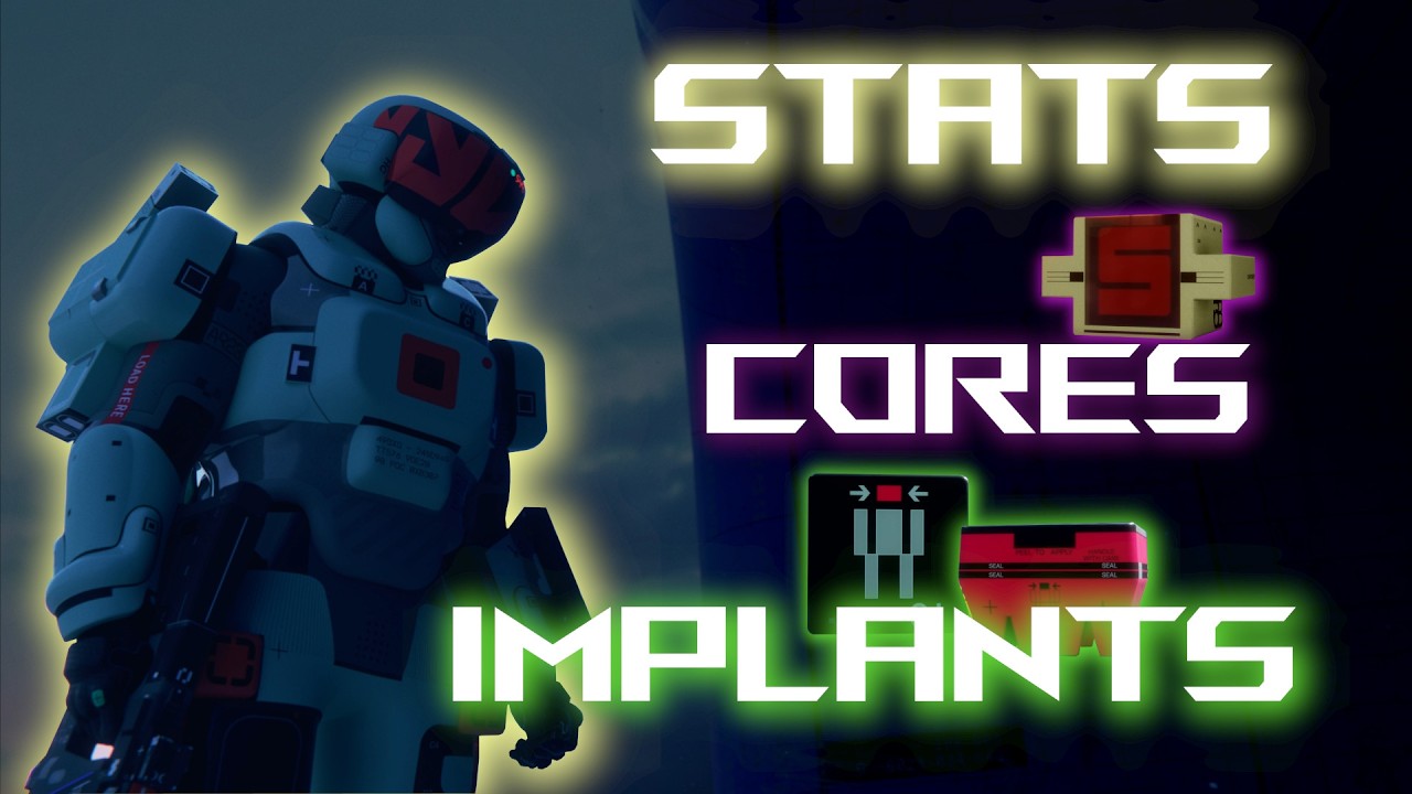 Buildcrafting in Marathon - Cores, Implants, and Stats