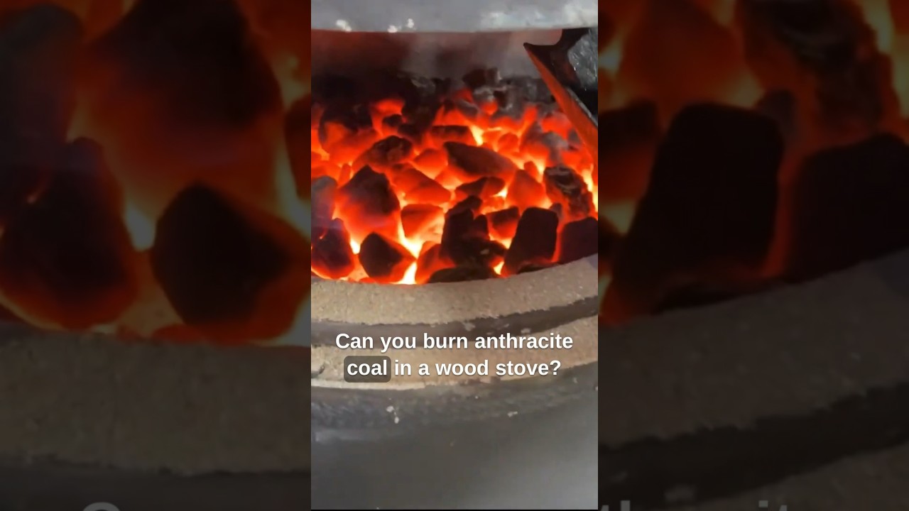 Can You Burn Anthracite Coal in a Regular Wood Stove? #anthracite