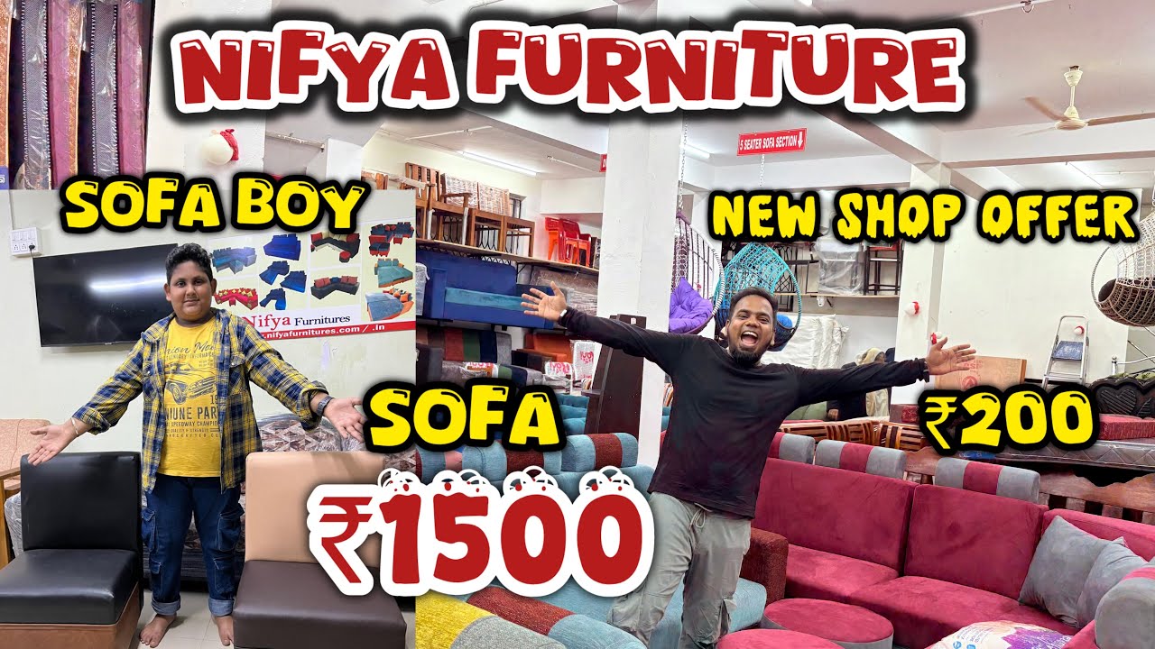 💥₹1500 க்கு Nifya Furniture Sofa தராங்க | மிக பிரம்மாண்டமான Furniture Shop Opening Offer| Venky da