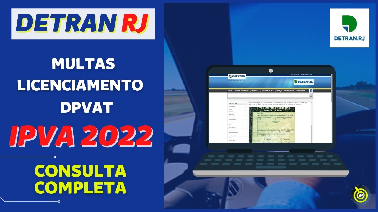 🔸 IPVA 2023/2024 🔸 DETRAN RJ - Multas, Licenciamento, Boletos e DPVAT &trade;