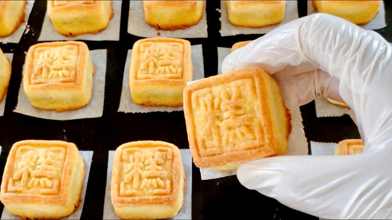 今年火爆酥皮月饼，不用糖浆不用枧水，有着曲奇口感，简单易做小白零失败