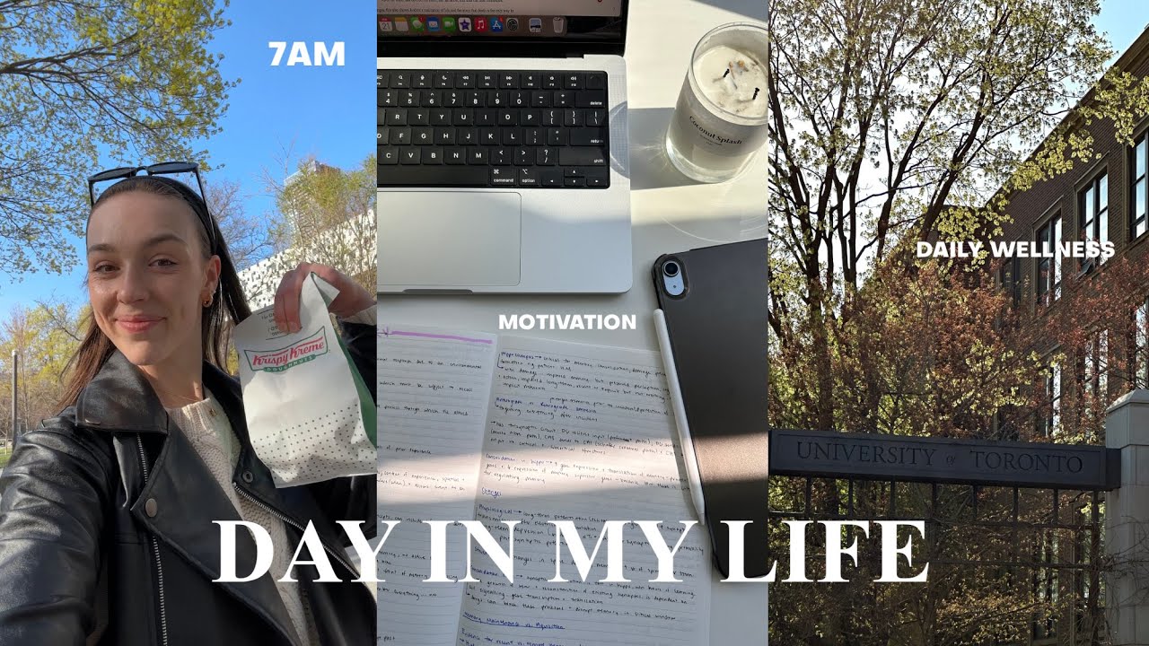 7AM DAY IN THE LIFE: last exam of the semester, current reads & taking care of myself