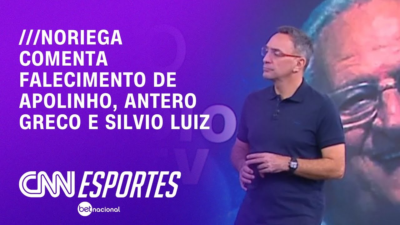 Noriega comenta falecimento de Apolinho Antero Greco e Silvio Luiz | BRASIL MEIO-DIA