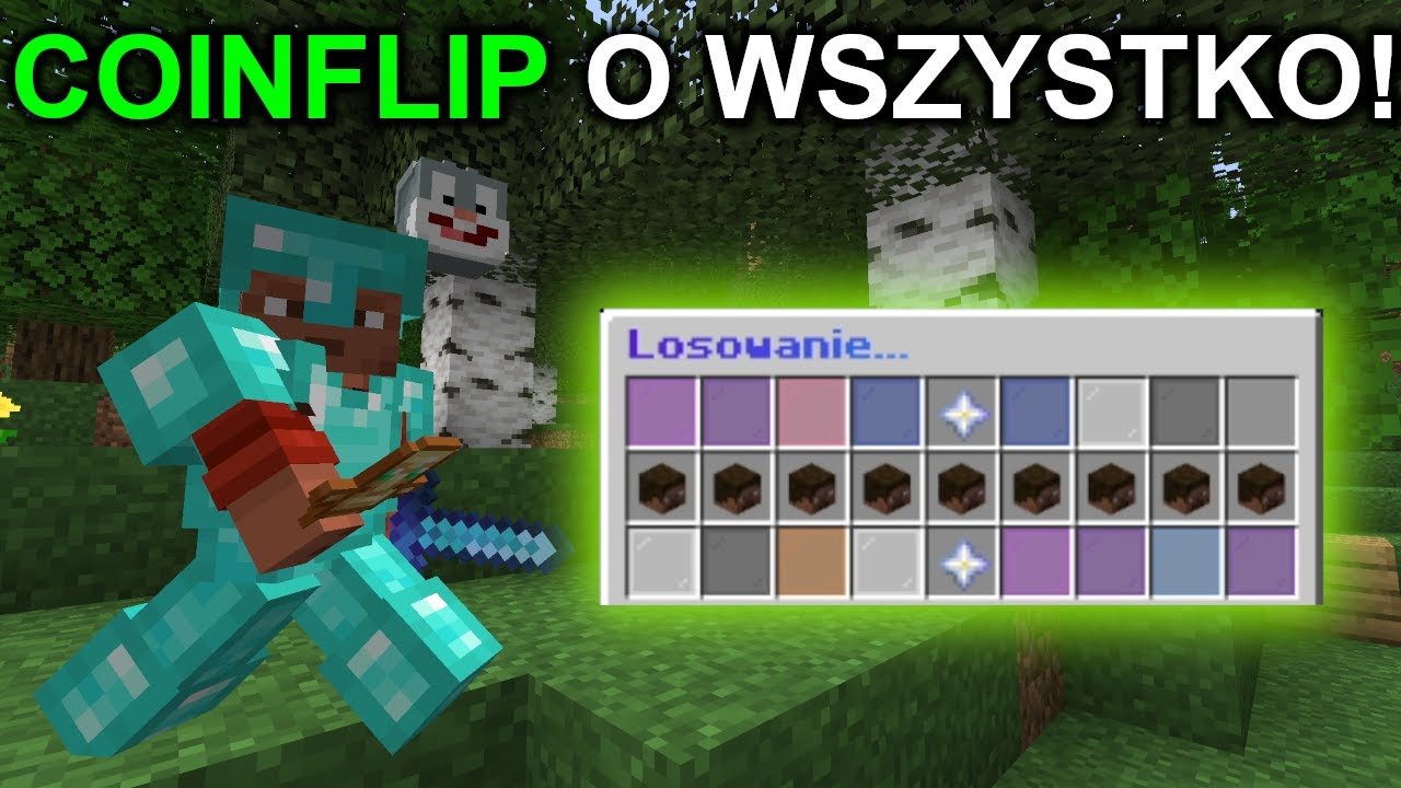 POSTAWIŁEM WSZYSTKO NA COINFLIPIE... I WYGRAŁEM! (lifesteal smp minestar.pl)