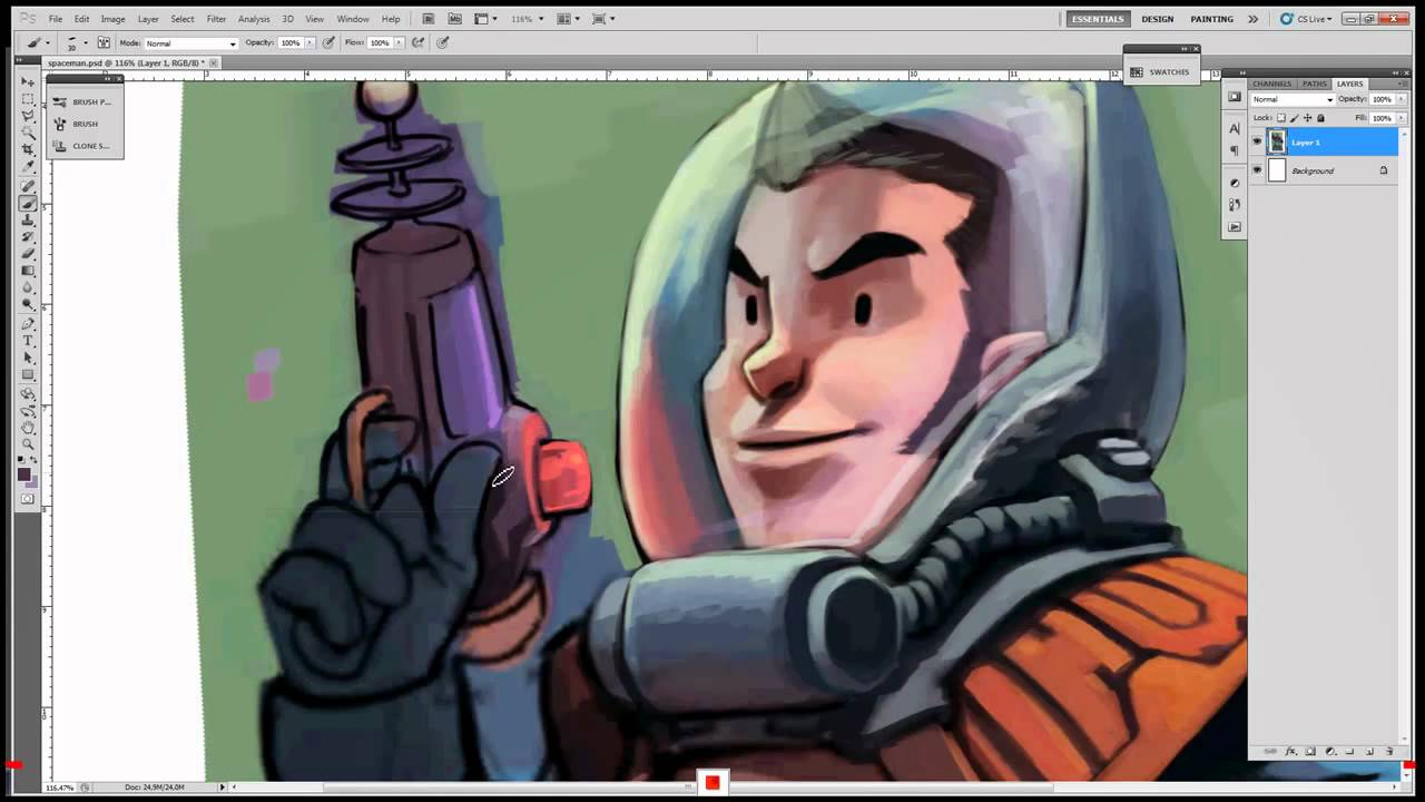 Spaceman timelapse