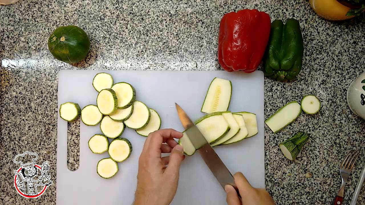 Receta Italiana de cómo grillar verduras
