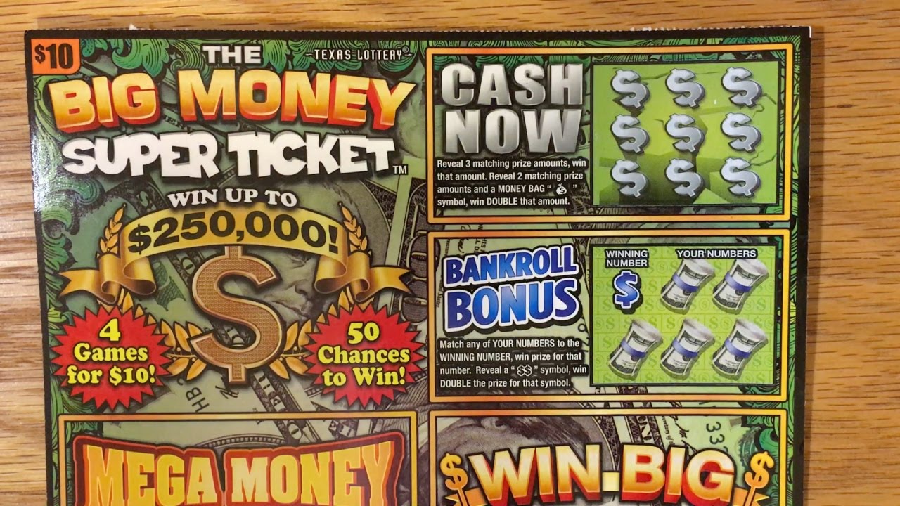 New Ticket! 1X The Big Money Super Ticket&trade; - TX Lottery
