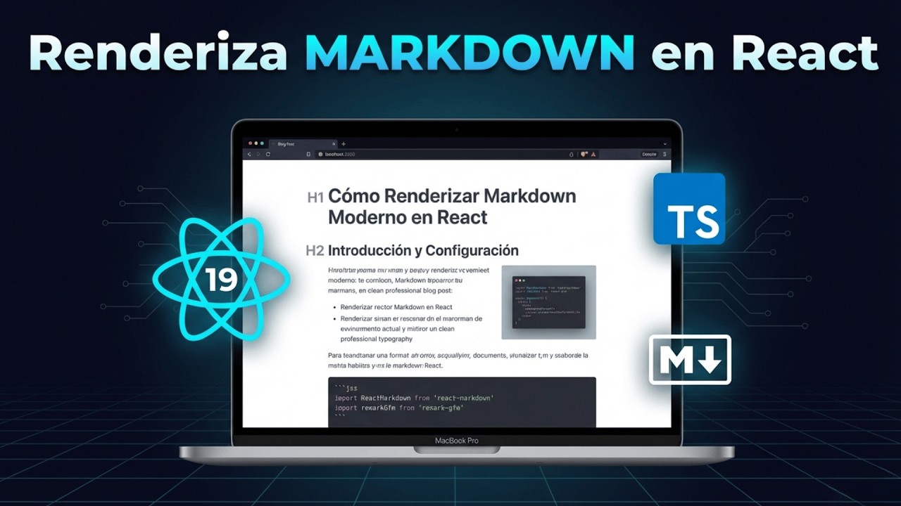 Cómo Renderizar Markdown en React 19 | Blog con TypeScript y Tailwind