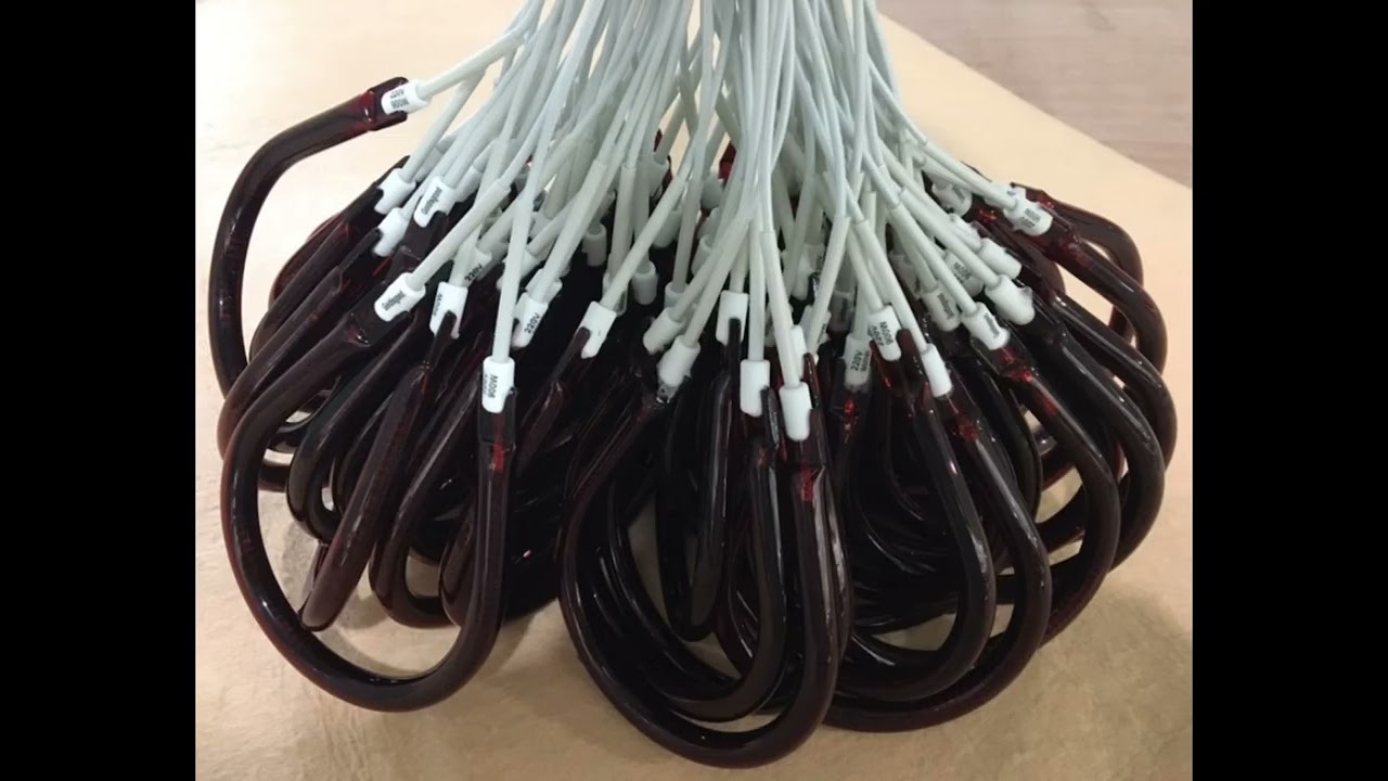 900w 220v ruby round heat lamp for heater
