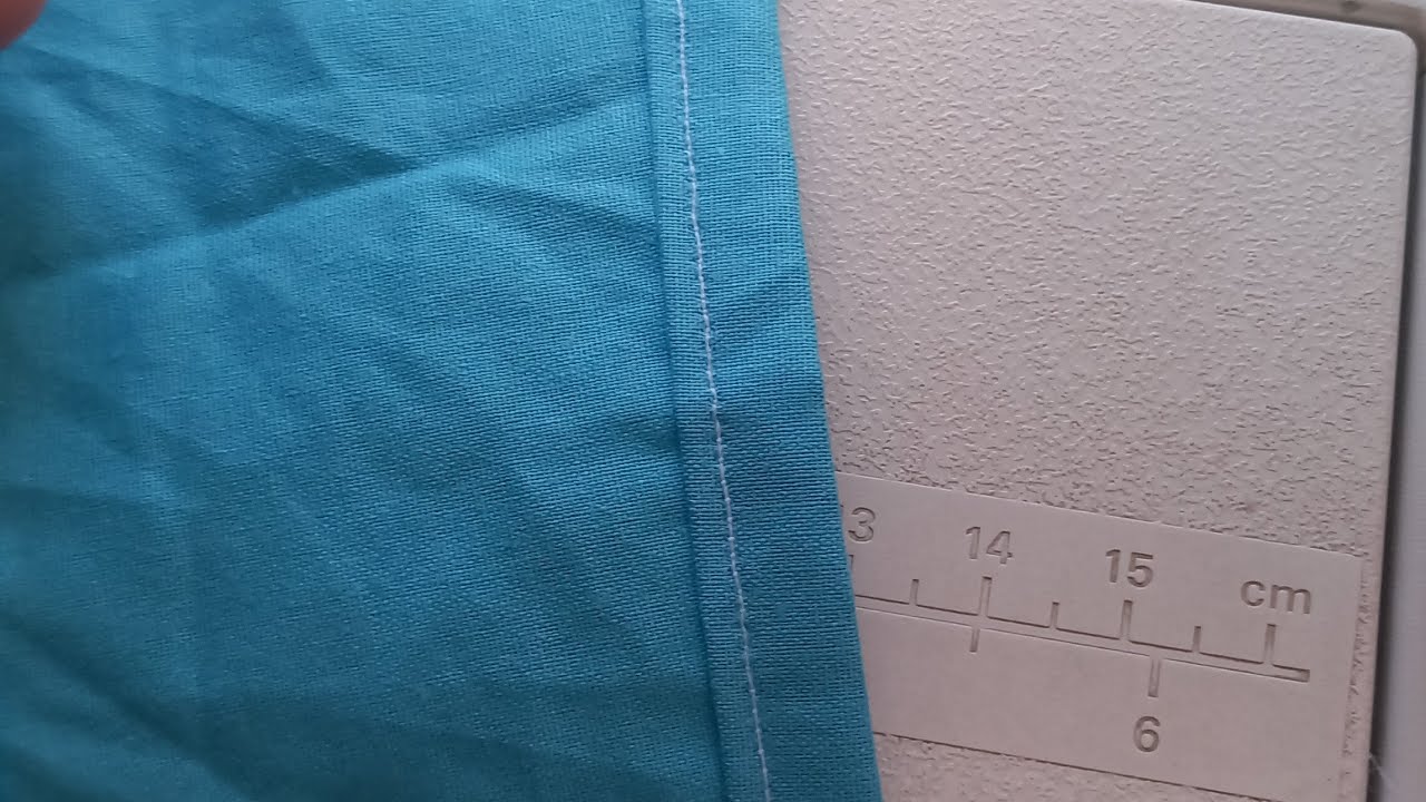 Kolay Kenar Dikişi! Dikerken Mükemmel Şekilde Kenar Kıvırmak İçin Kağıttan Kendi Aparatımı Yaptım.