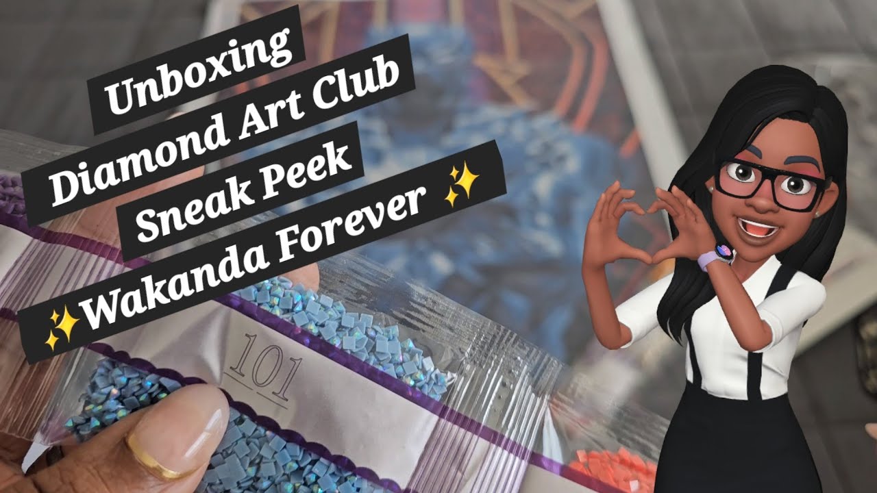 Unboxing Diamond Art Club Sneak Peek ✨️ Wakanda Forever ✨️
